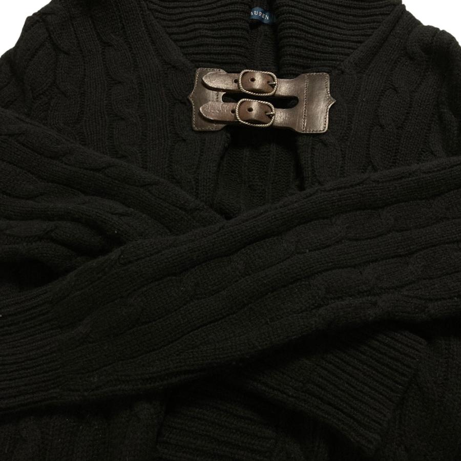 良品 RALPH LAUREN ラルフローレン ウールカシミヤ ショールカラー