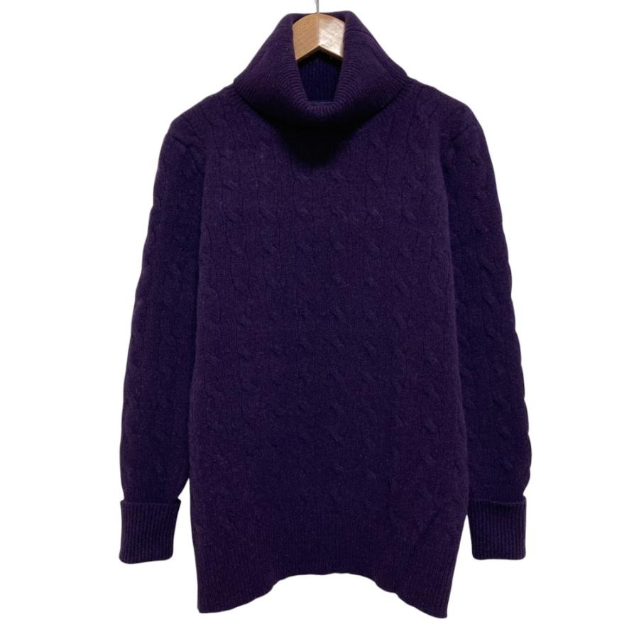 美品 RALPH LAUREN ラルフローレン カシミヤブレンド タートルネック