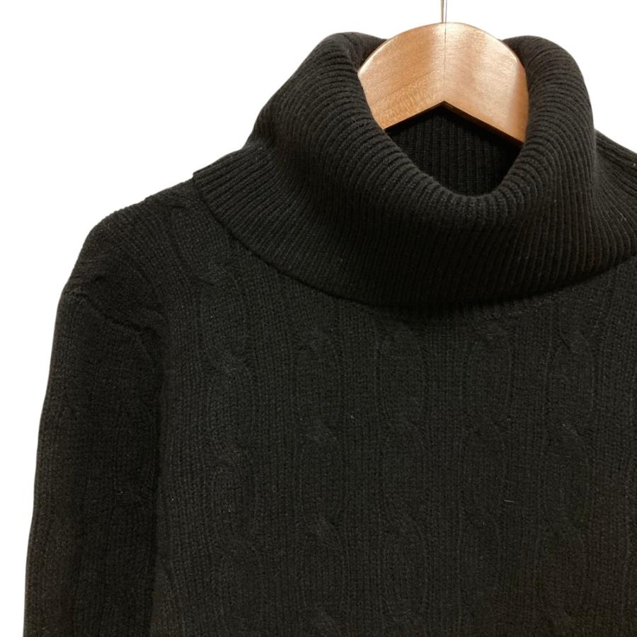 美品 RALPH LAUREN ラルフローレン カシミヤブレンド タートルネック 