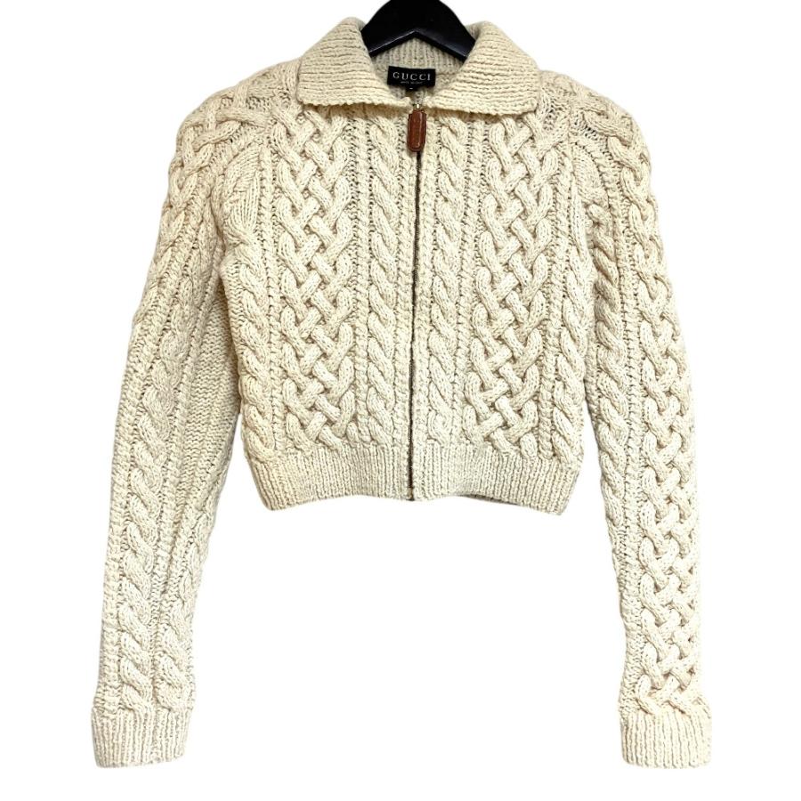 gucci トムフォード期　ジップアップブルゾン　短丈 GUCCI（グッチ） トムフォード期 ショート丈 ジップアップ ケーブル