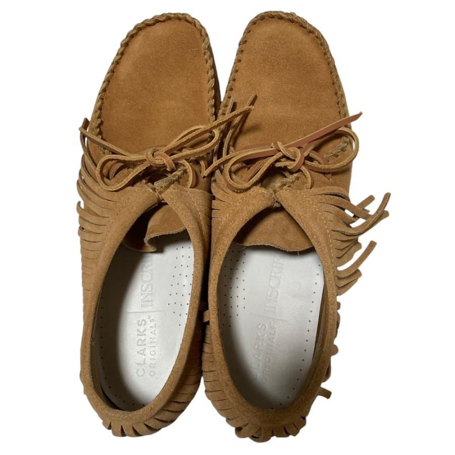 Clarks（クラークス） 美品 アンスクリア別注 ワラビー フリンジ