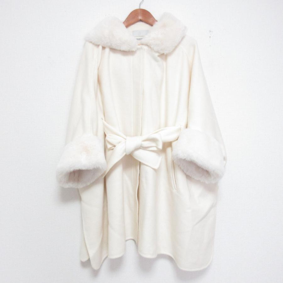 CELFORD（セルフォード） 良品 23AW CELFORD ファー付きポンチョコート