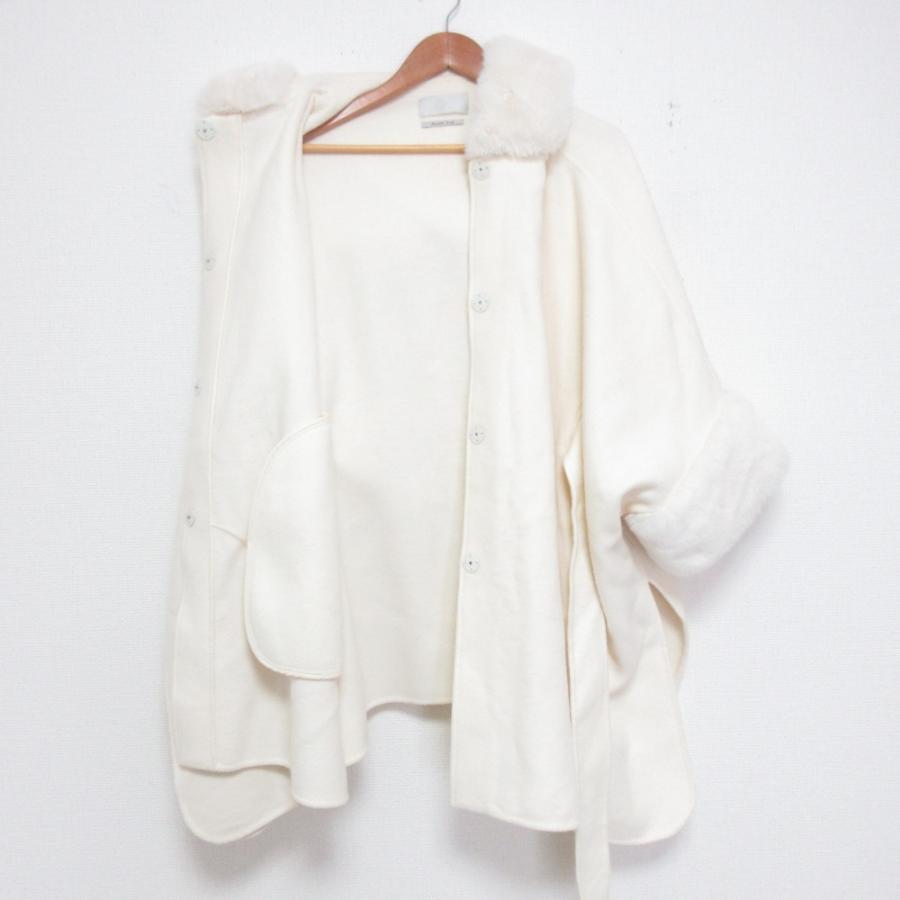 CELFORD（セルフォード） 良品 23AW CELFORD ファー付きポンチョコート
