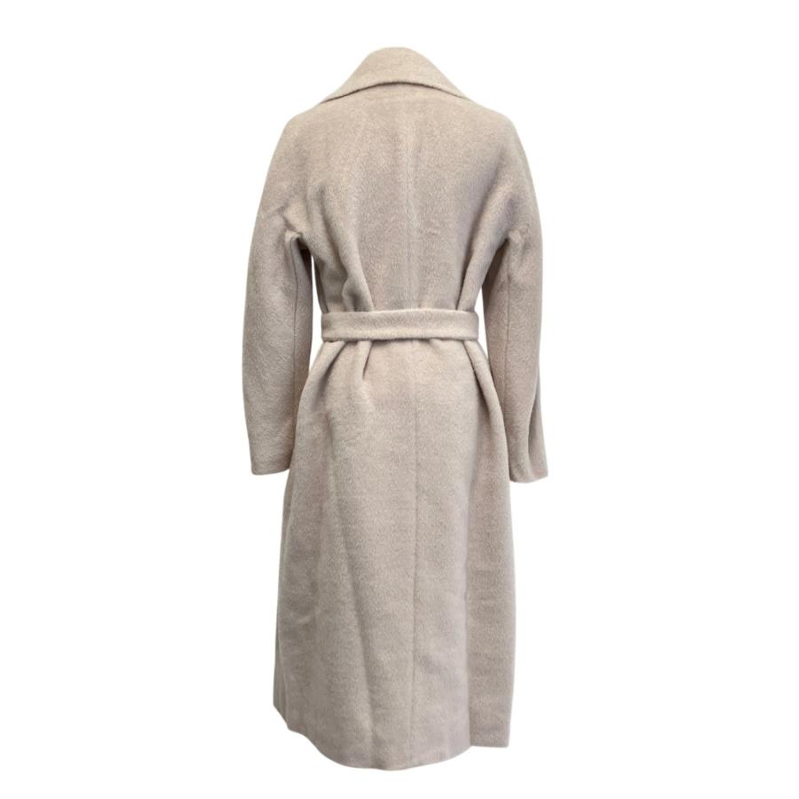 美品 Max Mara マックスマーラ STUDIO アルパカウール ガウンコート 36 ライトピンク レディース 古着 中古 USED Max Mara Studio（マックスマーラステュディオ） 美品 Max Mara