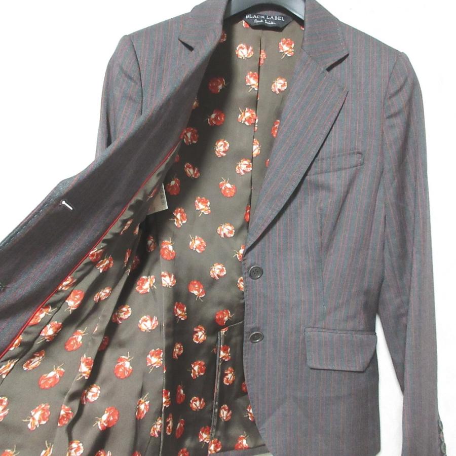 【美品】スーツ　ポールスミス Paul Smith（ポール・スミス） 美品 ブラックレーベル ストライプ
