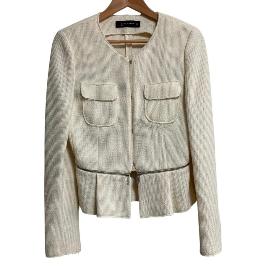 通販 サイズ zara zara ツイードジャケット 今年の春もツイードが大
