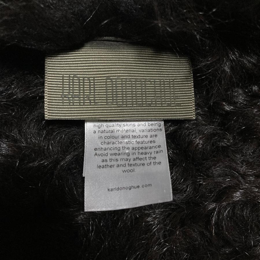 Karl Donoghue（カールドノヒュー） 美品 ムートン ストール ショール
