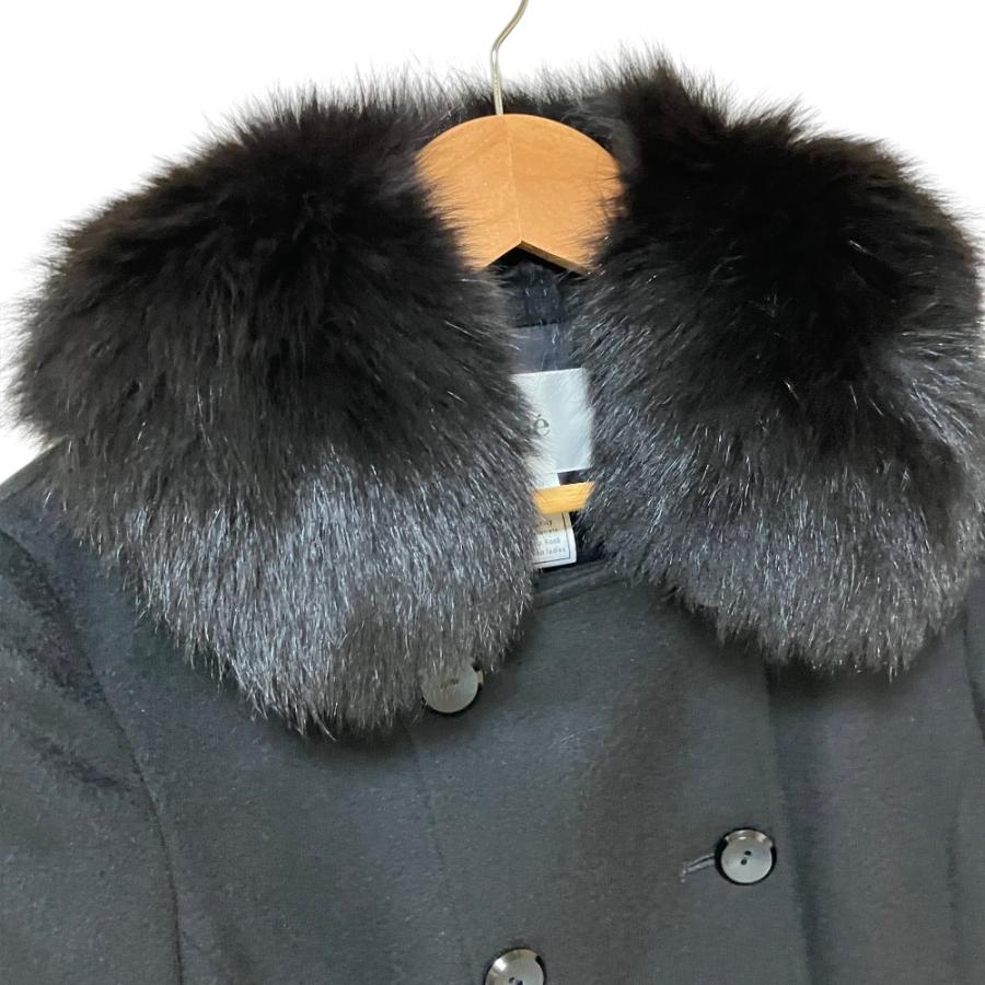 Rene（ルネ） 新品同様 フォックスファー カシミヤロングコート 