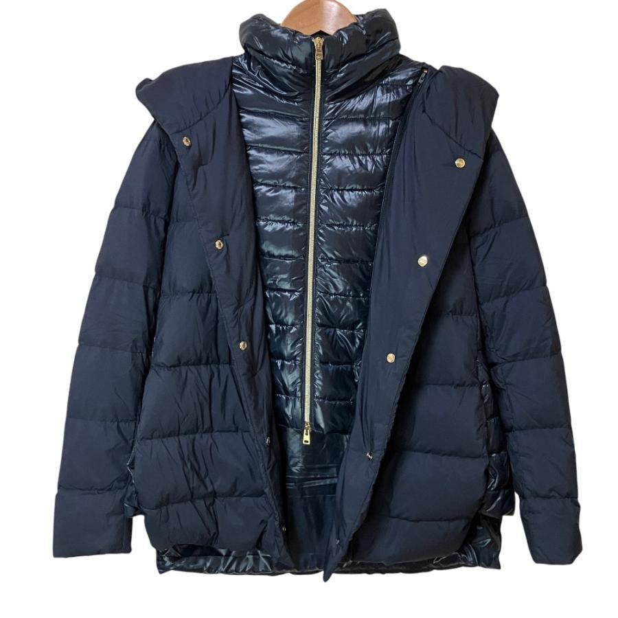 HERNO（ヘルノ） 美品 レイヤード ダウンコート PI0972D サイズ40