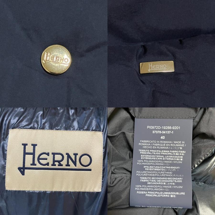 HERNO（ヘルノ） 美品 レイヤード ダウンコート PI0972D サイズ40