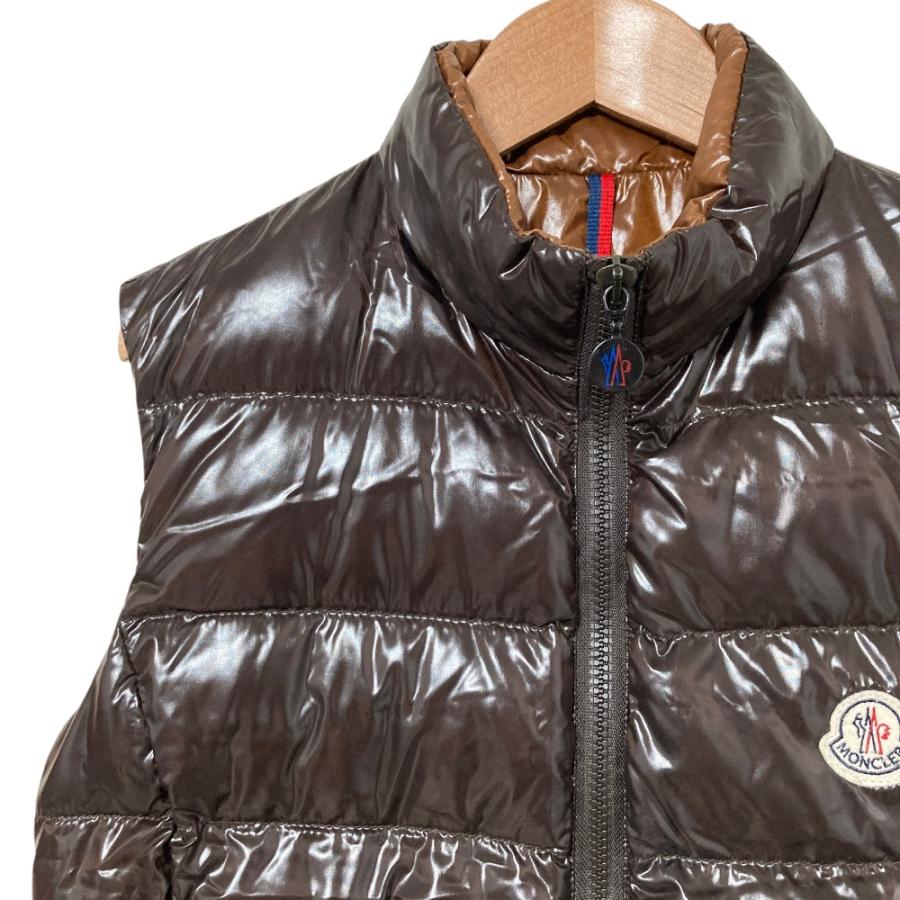 MONCLER（モンクレール） 美品 GHANY ダウンベスト サイズ1 ブラウン