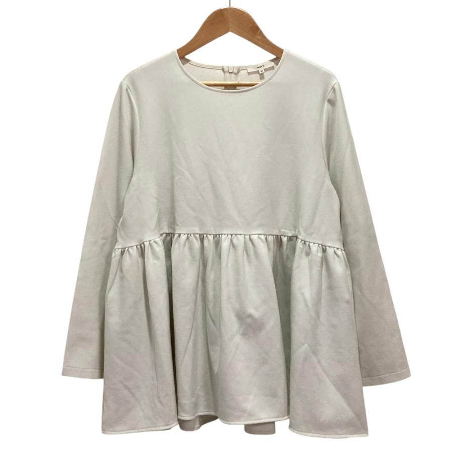 Yori 良品 ヨリ ソフト裏起毛フリルブラウス YR2221-115AW サイズ36 