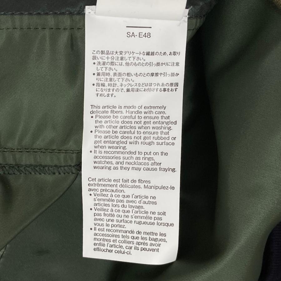 sacai（サカイ） 美品 スポンジスエット MA-1 ドッキングパーカー SCM