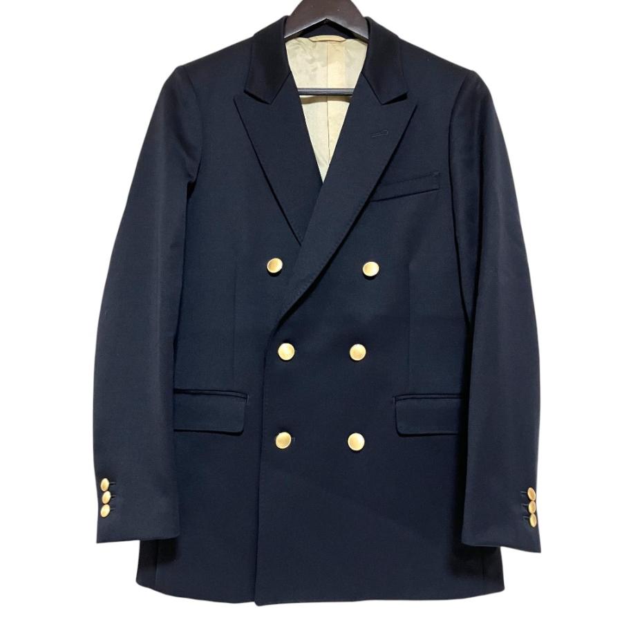 【UNION LAUNCH】Gold Botton Double ジャケット UNION LAUNCH 美品 ユニオンランチ 金ボタン ダブルブレスト 紺ブレ