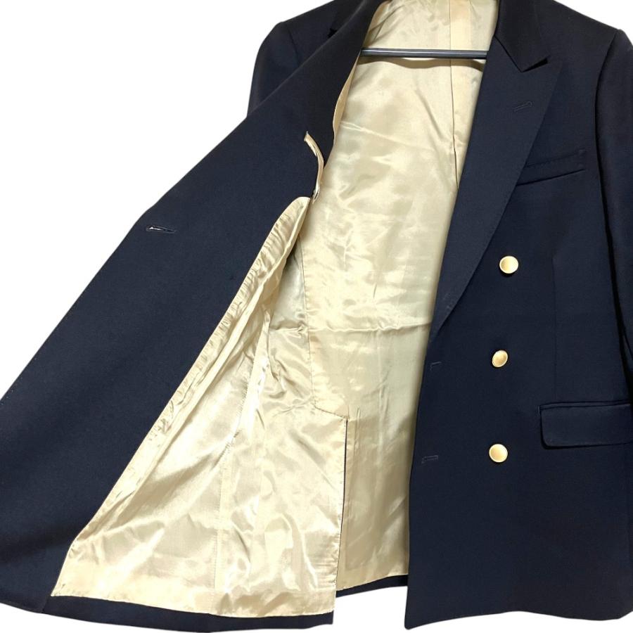 UNION LAUNCH 美品 ユニオンランチ 金ボタン ダブルブレスト 紺ブレ