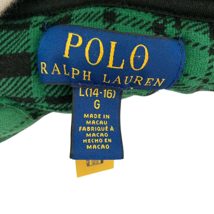 POLO RALPH LAUREN（ポロ・ラルフローレン） 美品 チェック柄 裏起毛 