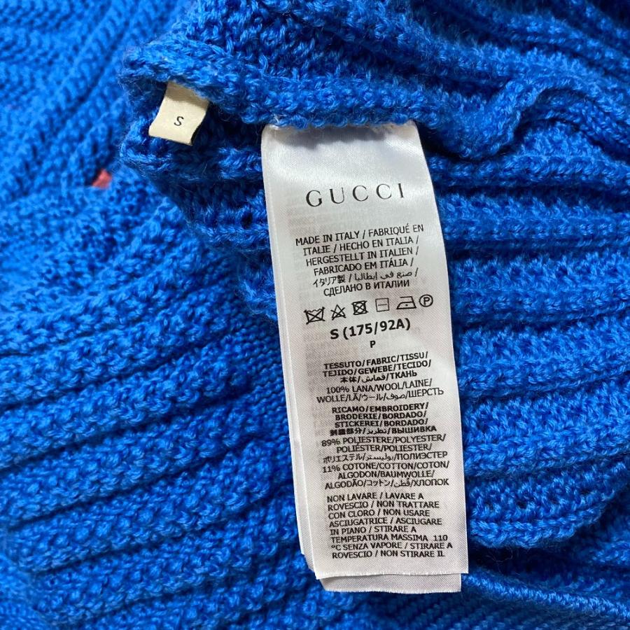 GUCCI（グッチ） 美品 × adidas アディダスコラボ ロゴ刺繍 ニット