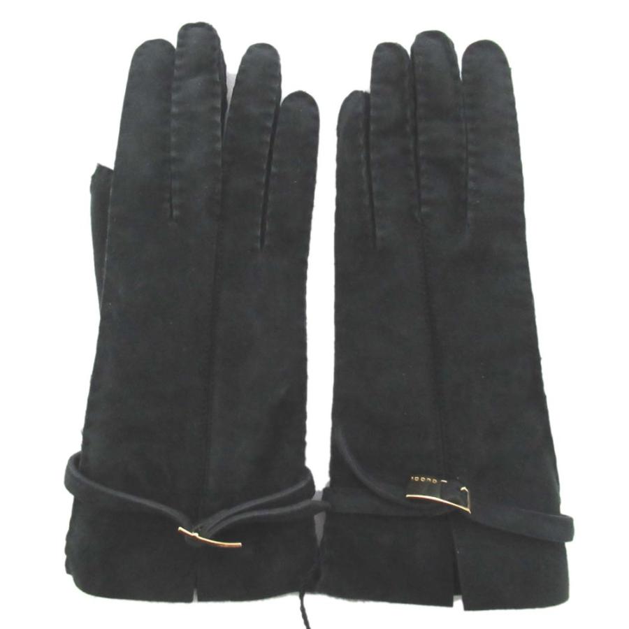 GUCCI（グッチ） 未使用 トムフォード期 ムートン レディース グローブ