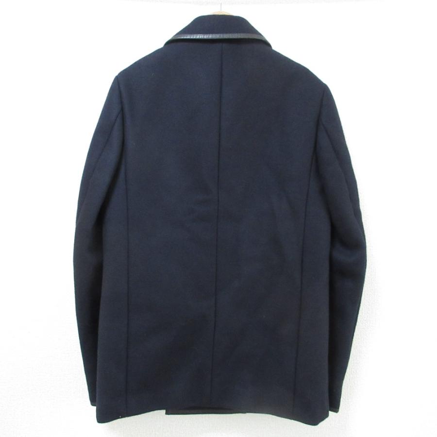 VALENTINO（ヴァレンティノ） 良品 レザーパイピング ウールメルトン P 