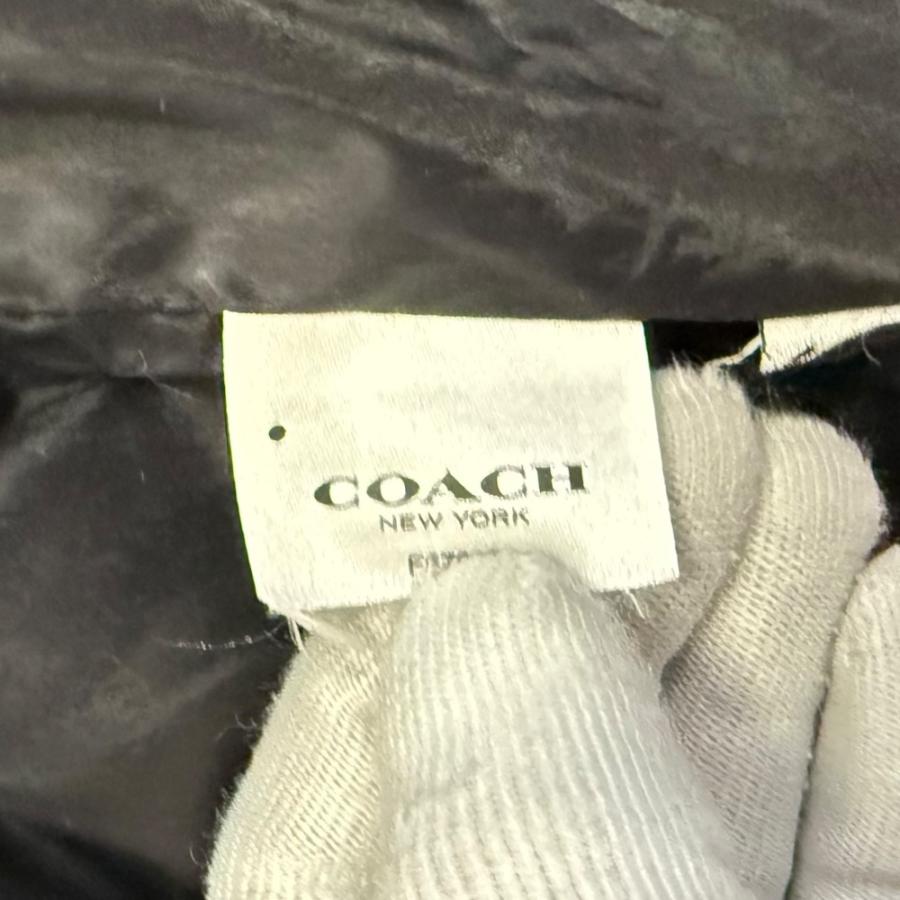 COACH（コーチ） 美品 COATH ナイロン フーディ ダウンジャケット S 