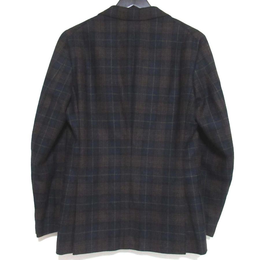 ISAIA（イザイア） 美品 チェック柄 ウール×カシミヤ シングル 