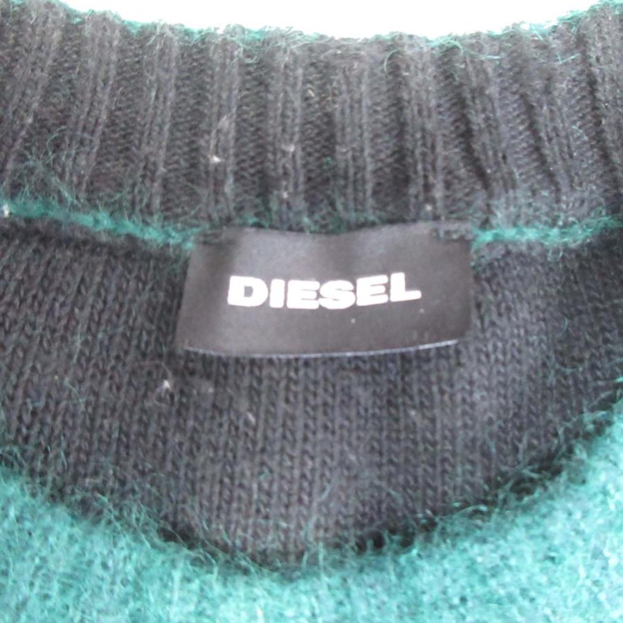 DIESEL 美品 ディーゼル SLOUR DAMAGE KNIT PULLOVER ダメージ
