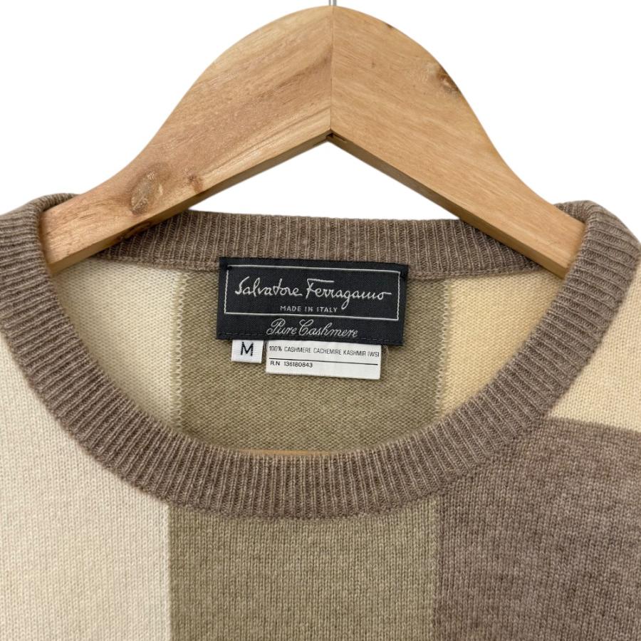 良品 Salvatore Ferragamo サルヴァトーレフェラガモ チェック柄 