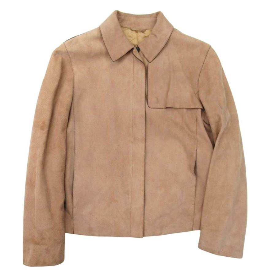 未使用 RUFFO レザージャケット スウェード ブルゾン RUFFO 良品 ルッフォ スエード レザー ステンカラージャケット
