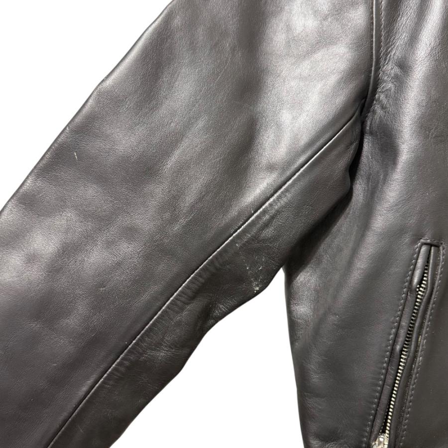 美品 K'S LEATHER カドヤ ダブルライダースジャケット 4L ブラック
