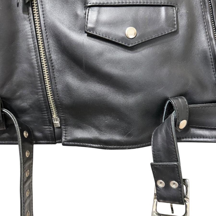 【美品 KADOYA K'S LEATHER 】ダブルライダース 希少サイズ4L 美品 K'S LEATHER カドヤ ダブルライダースジャケット 4L ブラック