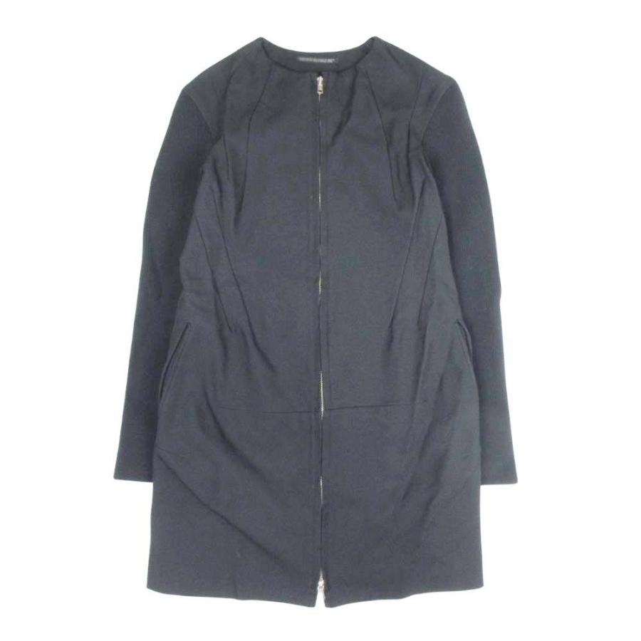 ワイズ y's 2way ノーカラージャケット 黒 size3 ワイズ y's 2way ノー