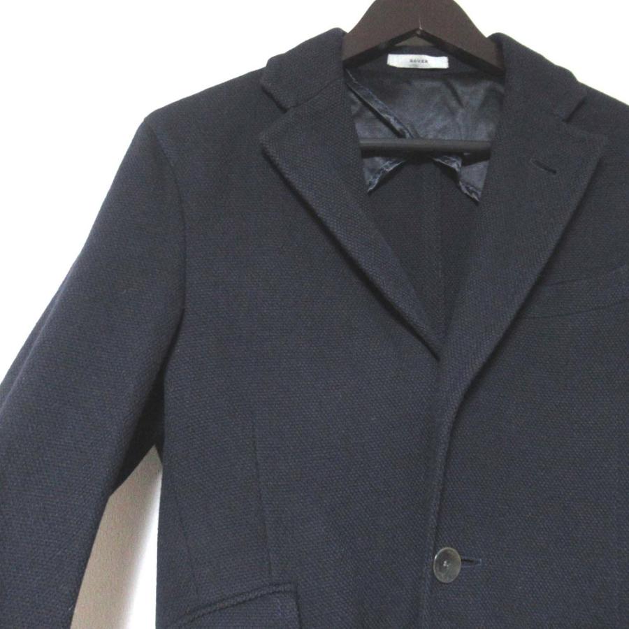 極美品】ボリオリ DOVER ウール チェスターコート ネイビー サイズ44