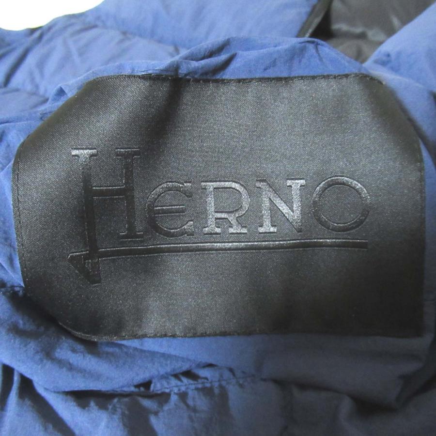 HERNO（ヘルノ） 美品 ナイロン ジップアップ リバーシブル ダウン