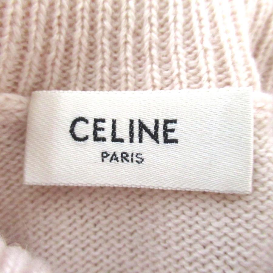 CELINE（セリーヌ） 美品 エディ期 カシミヤ100% 刺繍 長袖 ハイネック 