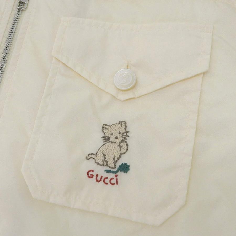 GUCCI（グッチ） 美品 猫 刺繍 ナイロン コーチジャケット 36