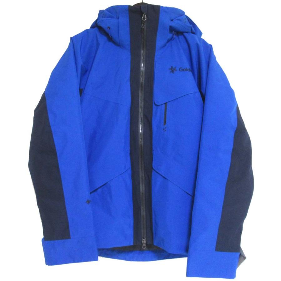 【美品】Goldwinスキーウェア ジャケットslim サイズS ネイビー 美品 GOLDWIN ゴールドウイン Astraios Jacket ゴアテックス パデッド