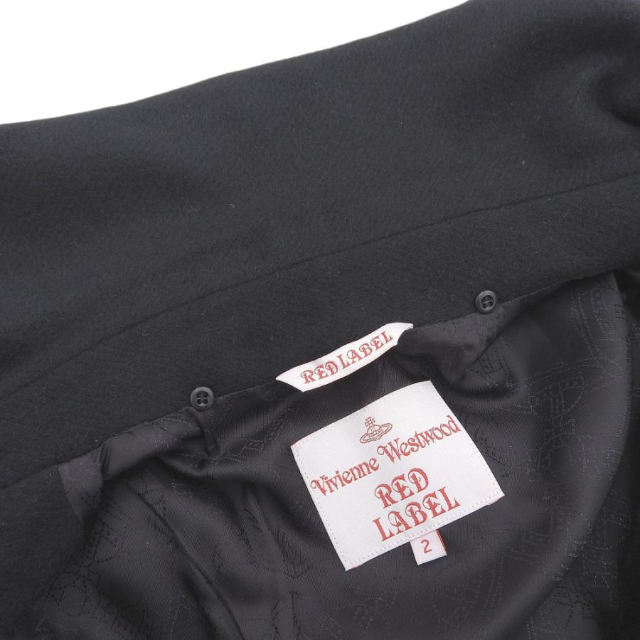 【極美品超希少✨️ヴィヴィアンウエストウッド】 ファーウールコート オーブボタン Vivienne Westwood red label 美品 RED LABEL ヴィヴィアン ウエスト