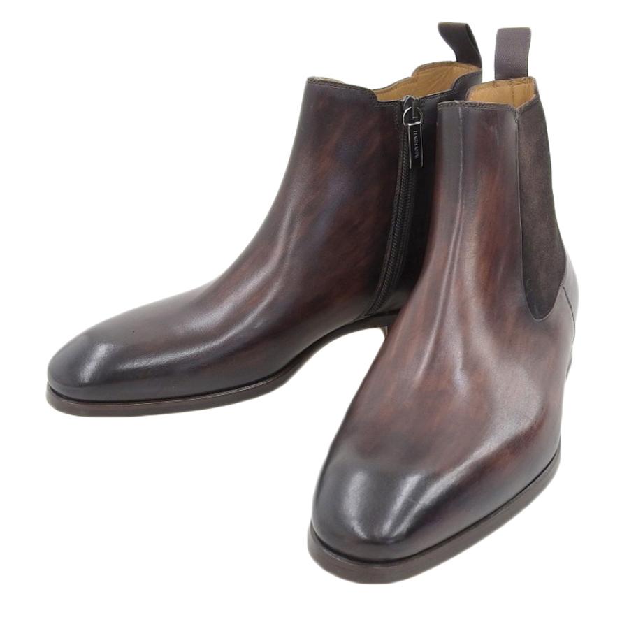 マグナーニ　チャッカーブーツ　タバコブラウン 38 マグナーニ チャッカーブーツ タバコブラウン 38 中古・古着通販