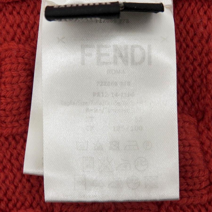 FENDI（フェンディ） 美品 カシミア混 ケーブル編み ニットセーター 