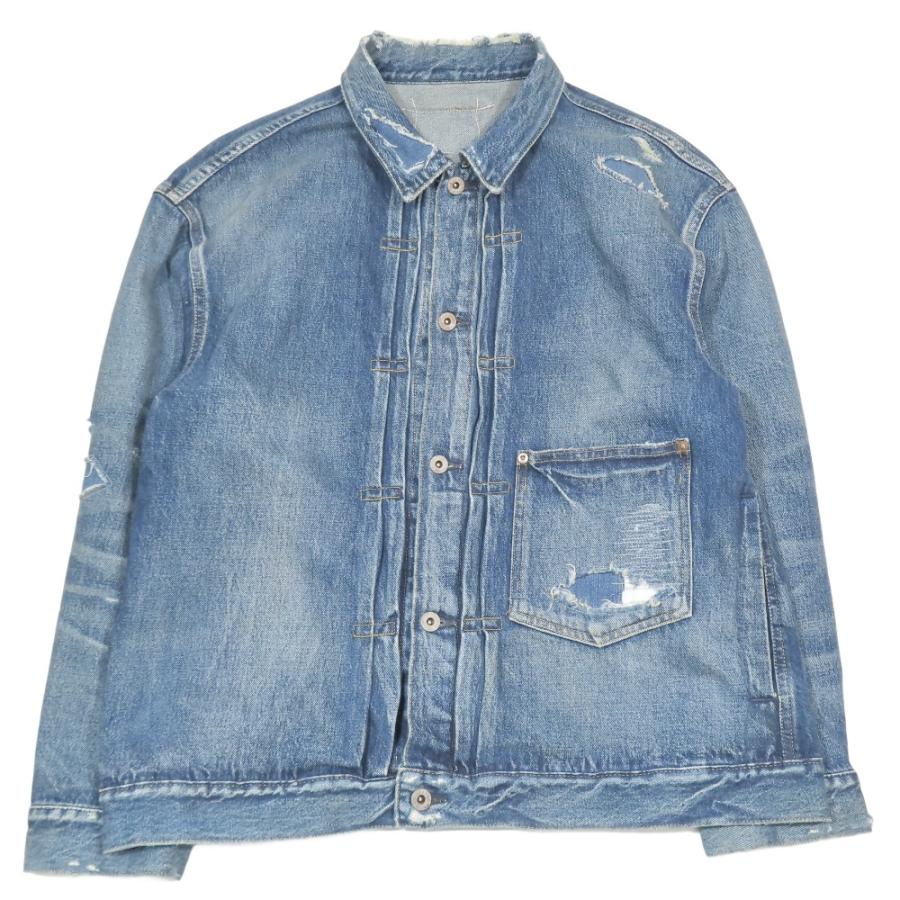 美品 24AW MADNESS マッドネス AGING TYPE-I DENIM TRACKER ダメージ
