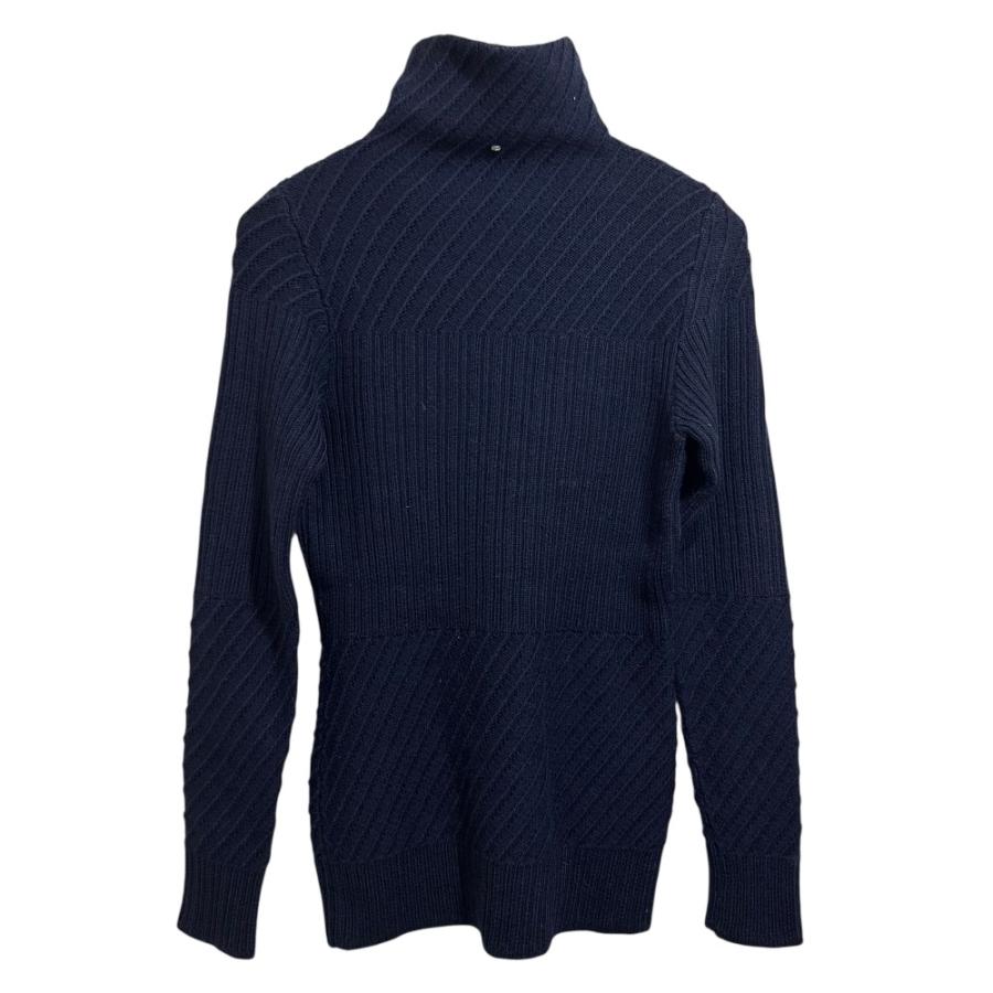 美品 SPORTMAX Max Mara スポーツマックス マックスマーラ 長袖 タートルネック ニット セーター ネイビー レディース 古着 中古 USED Max Mara（マックスマーラ） 美品 SPORTMAX Max Mara スポーツマックス