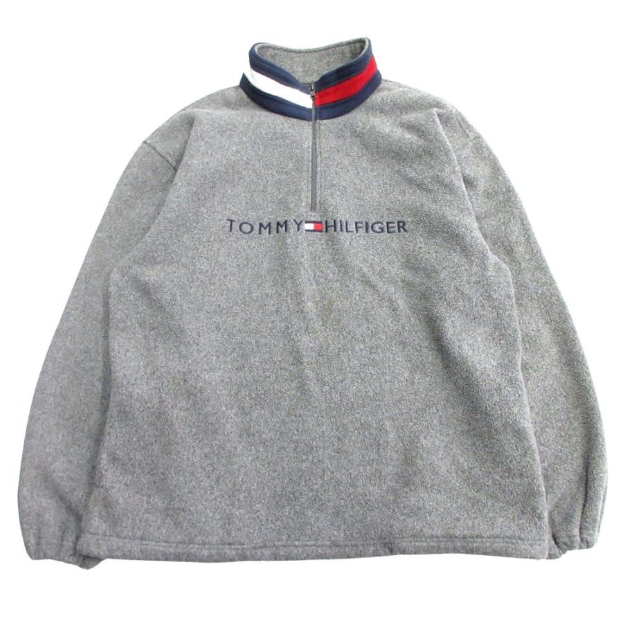 TOMMY HILFIGER 00s トミーヒルフィガー ハーフジップ ボア