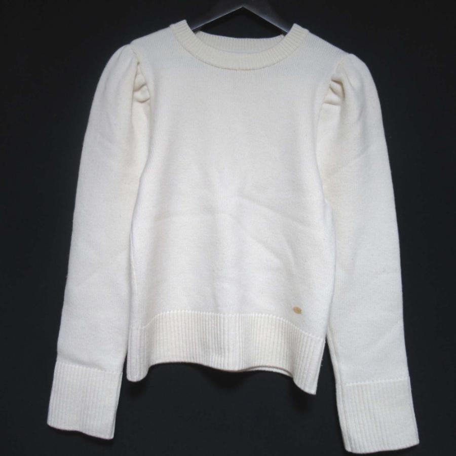 美品 St.Cecilia セントセシリア ウール 長袖 パフスリーブ ニット