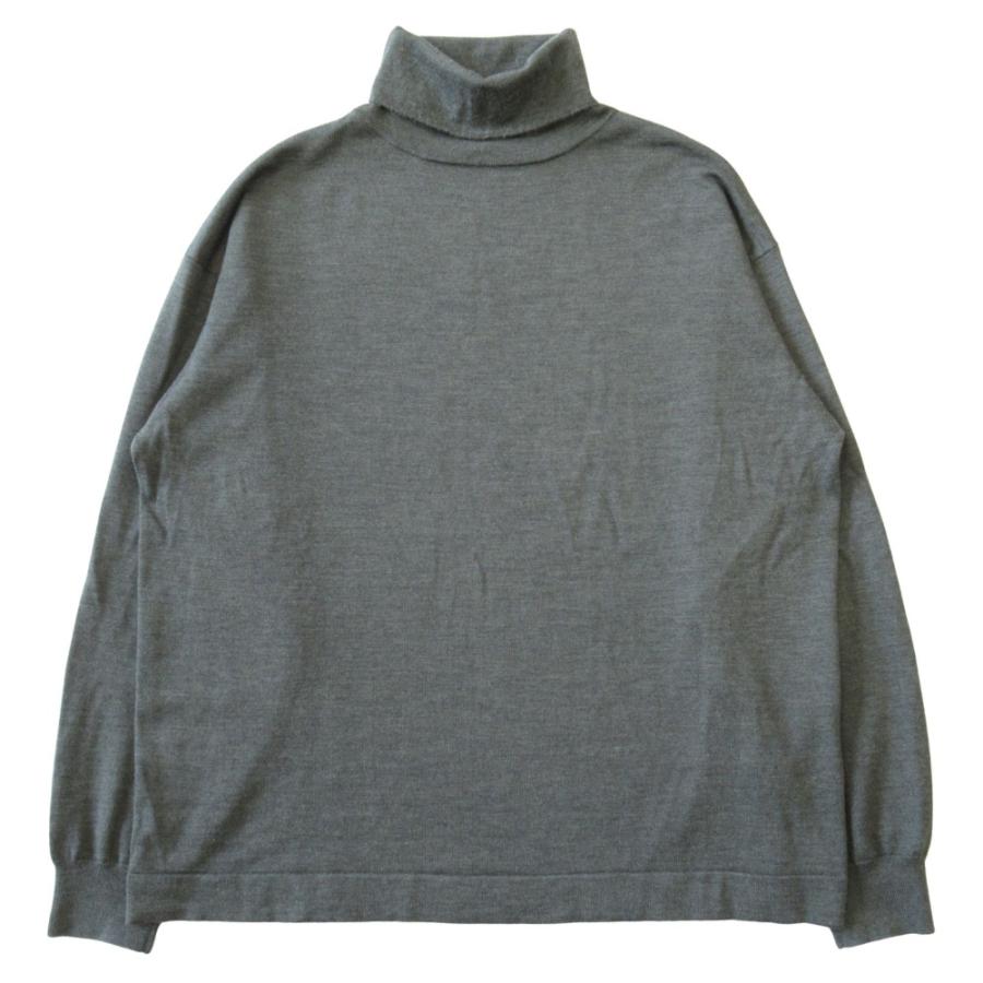 グッドイナフ オールド 90S ニット タートルネック M L セーター グレー