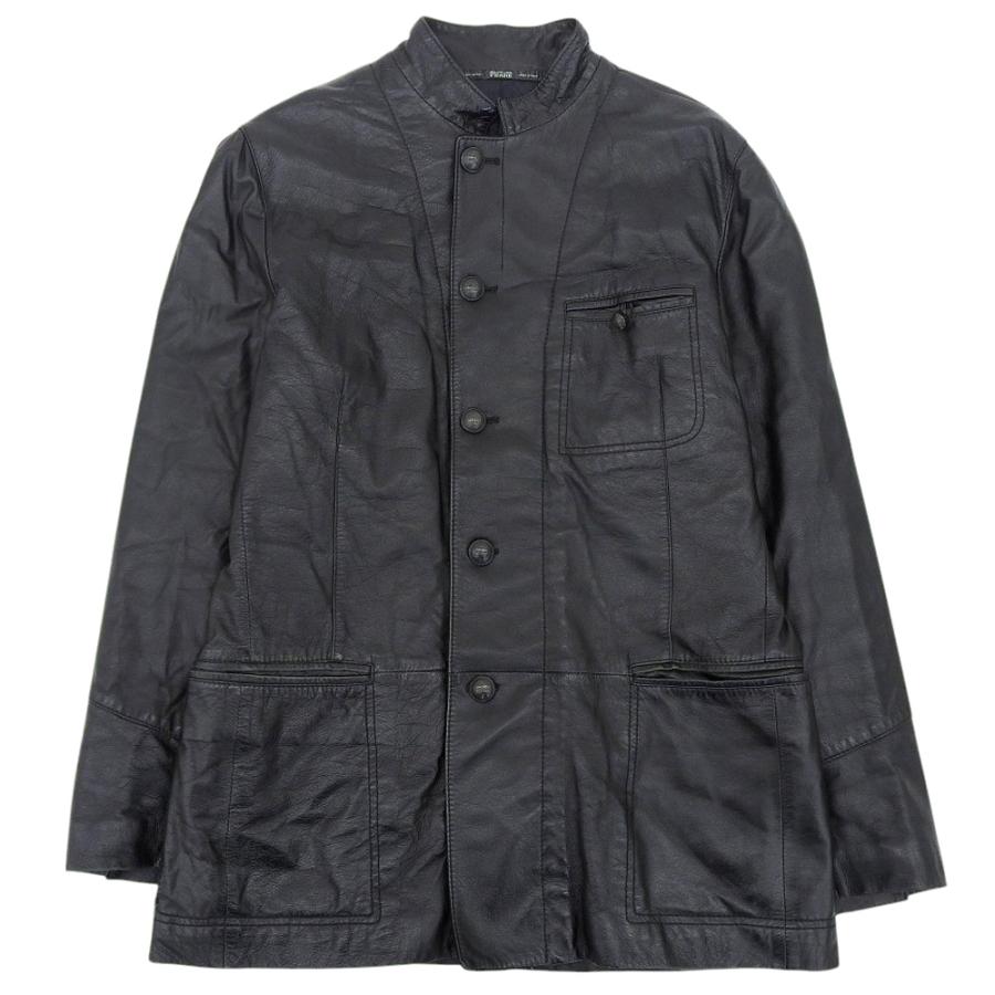 GIANFRANCO FERRE（ジャンフランコフェレ） 良品 レザーカーコート