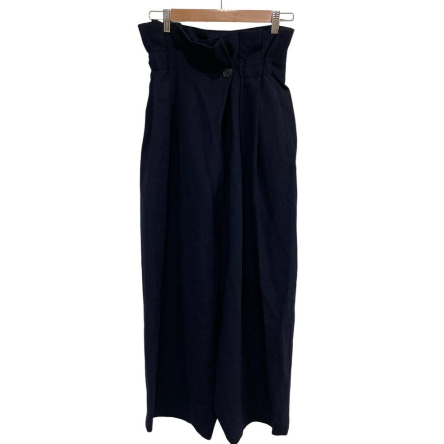 ENFOLD 美品 エンフォルド ウール ワイドパンツ 300AA231-2110 サイズ  