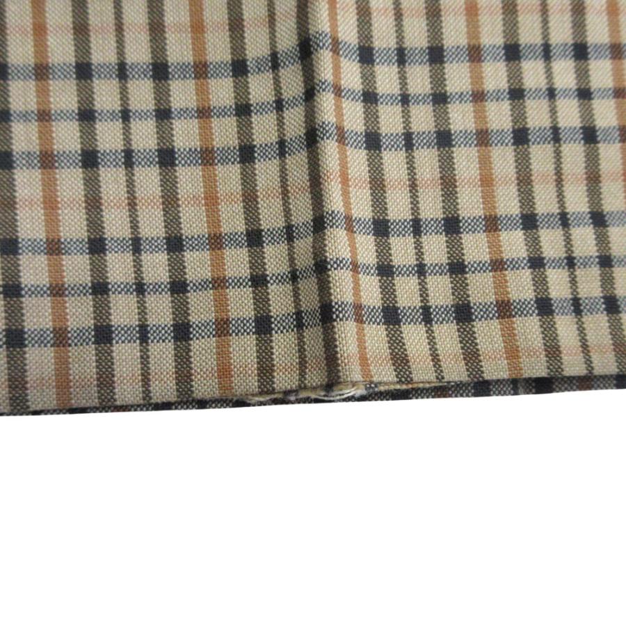 DAKS（ダックス） ハウスチェック柄 ツータック パンツ スラックス