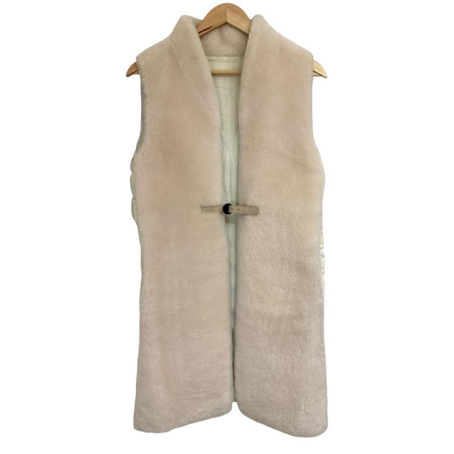 DOUBLE STANDARD CLOTHING - ダブスタ★ムートンベスト送料込みキャメルベージュ 良品 Sov. DOUBLE STANDARD CLOTHING ソブ ダブルスタンダード