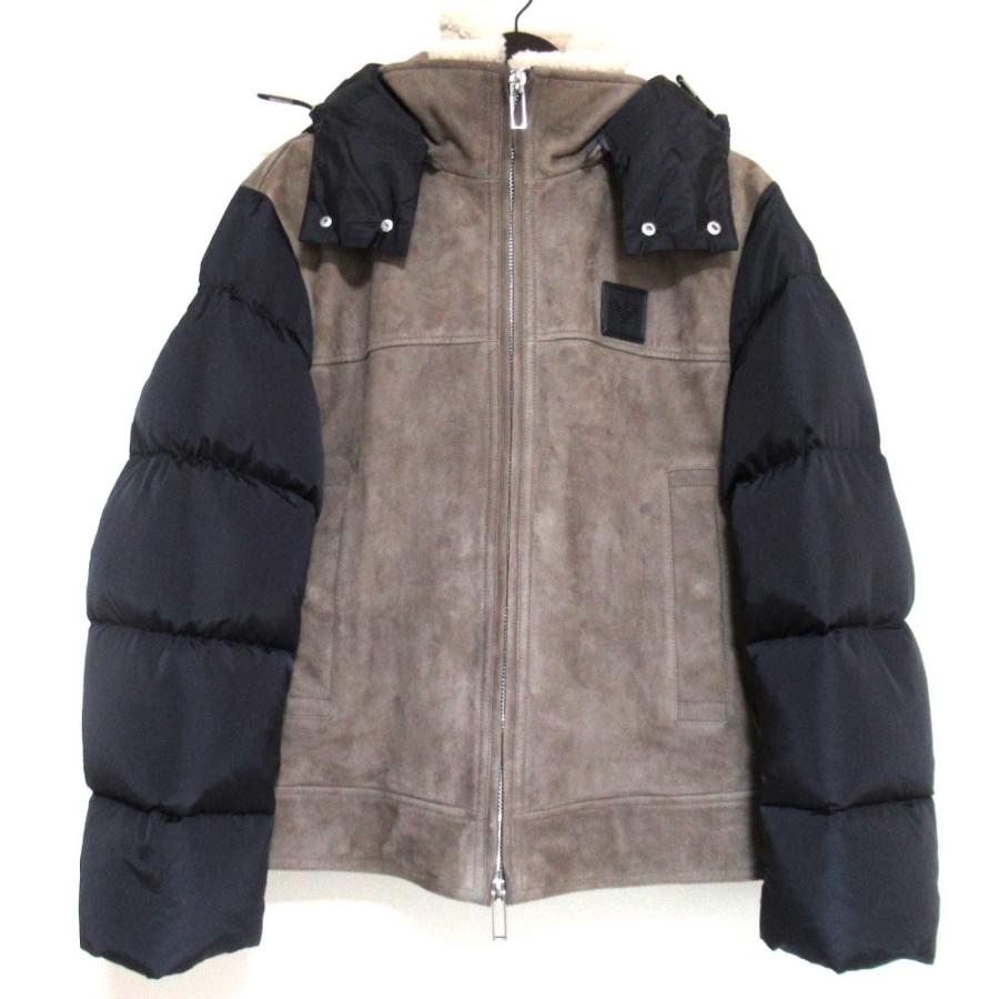 EMPORIO ARMANI 美品 22AW エンポリオアルマーニ スエード切替