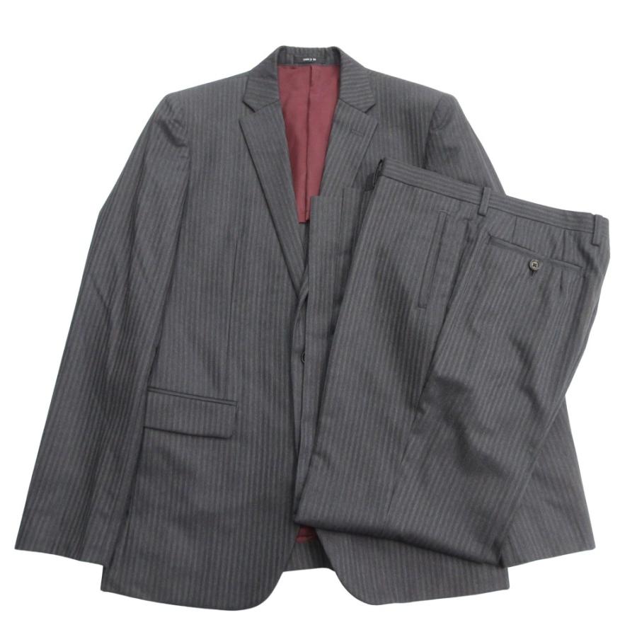 COMME CA ISM グレー ストライプ ジャケット パンツ L COMME CA ISM グレー ストライプ ジャケット パンツ L COMME CA ISM 美